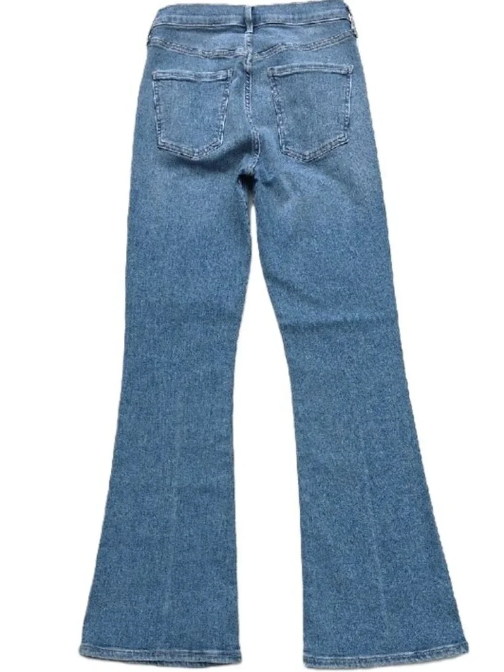 NEW $238 CITIZENS OF HUMANITY LILAH HIGH-RISE KICK FLARE MED BLUE JEANS SIZE 27 - Picture 3 of 13